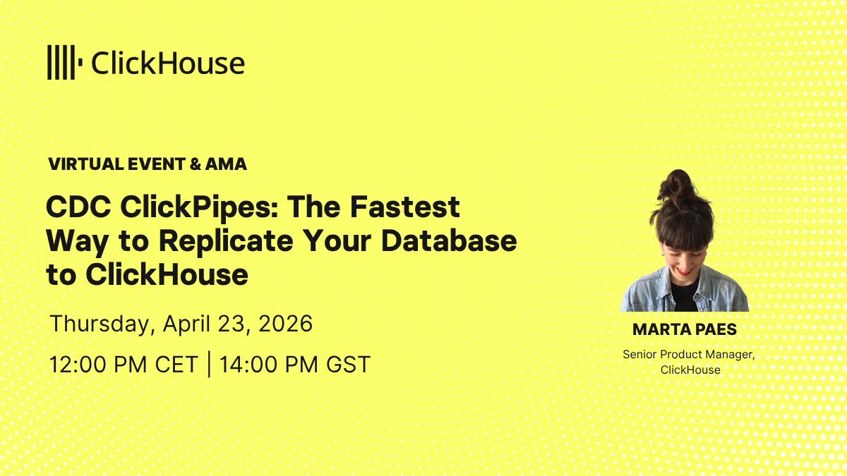 CDC ClickPipes: The Fastest Way to Replicate Your Database to ClickHouse